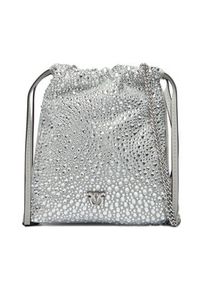 Pinko - PINKO Torebka Slouchy Coulisse Baby AI 25-26 PCPL 105409 A2WF Srebrny. Kolor: srebrny #5