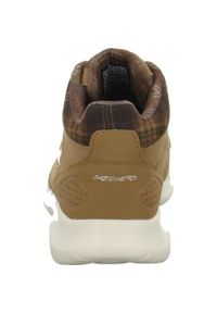 skechers - Buty do chodzenia damskie Skechers Ultra Flex Just Chill. Zapięcie: sznurówki. Kolor: brązowy. Materiał: syntetyk, tkanina, skóra, materiał. Szerokość cholewki: normalna. Model: Skechers Sport. Sport: turystyka piesza
