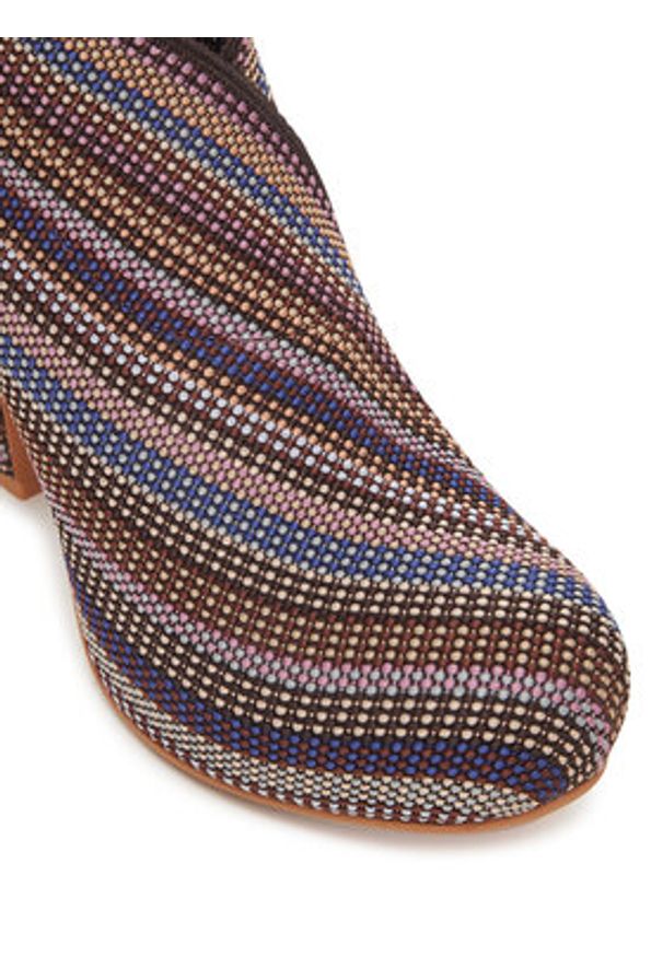 United Nude Botki Fold Hi II 1087065905 Brązowy. Kolor: brązowy. Materiał: materiał