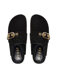 Guess Klapki FLPGAL ESU06 Czarny. Kolor: czarny. Materiał: materiał #2