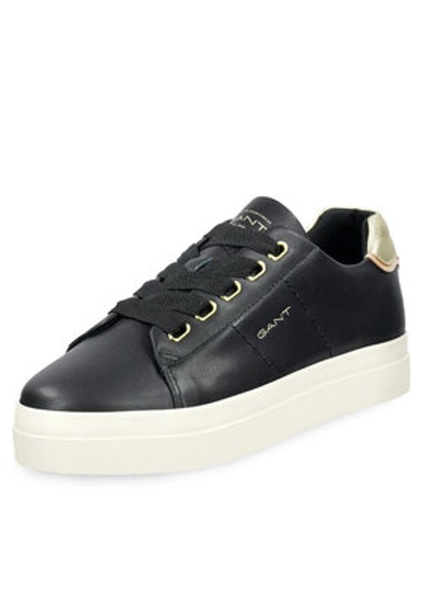 GANT - Gant Sneakersy 31531989 Czarny. Kolor: czarny. Materiał: skóra