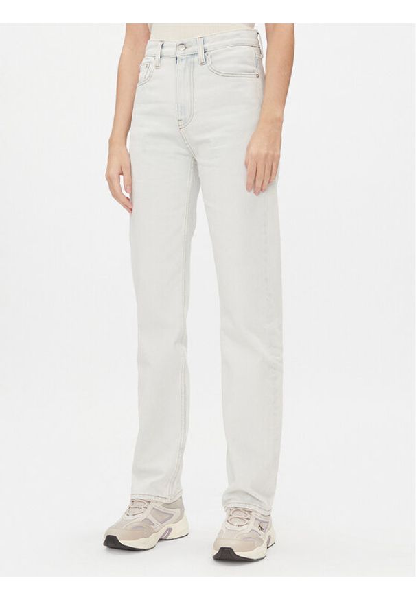Calvin Klein Jeans Jeansy J20J222139 Niebieski Straight Fit. Kolor: niebieski
