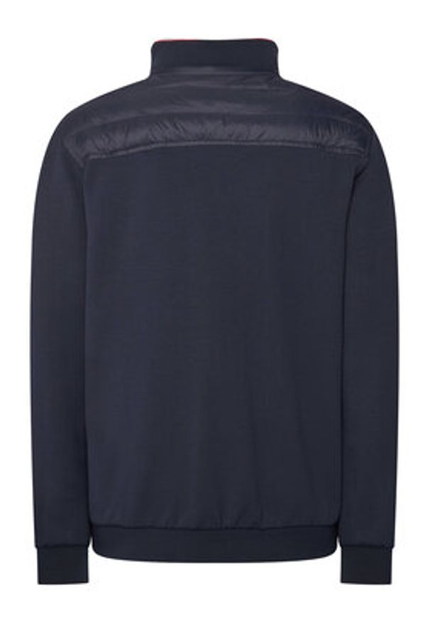 TOMMY HILFIGER - Tommy Hilfiger Kurtka przejściowa Mix Media Ess MW0MW41329 Granatowy Regular Fit. Kolor: niebieski. Materiał: bawełna