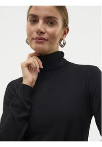 Vero Moda Golf Iris 10320450 Czarny Slim Fit. Typ kołnierza: golf. Kolor: czarny. Materiał: syntetyk #6