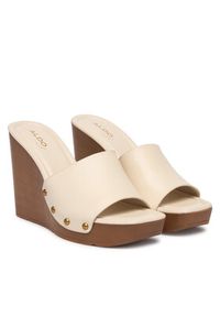 Aldo Klapki Grounded 14298908 Écru. Materiał: skóra #2