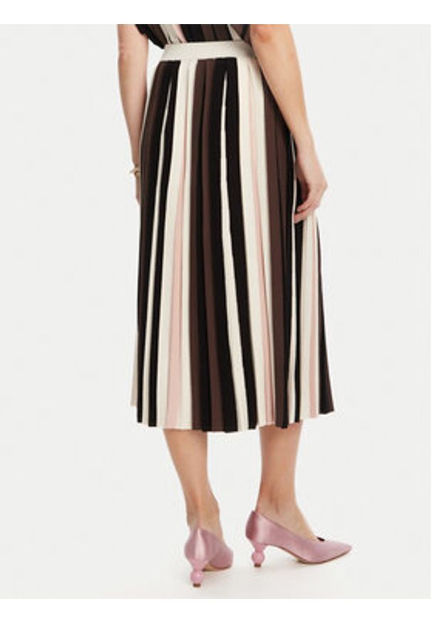 Weekend Max Mara Spódnica plisowana Pleiadi 2525306011 Brązowy Regular Fit. Kolor: brązowy. Materiał: wiskoza