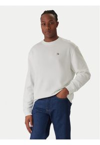 Calvin Klein Jeans Bluza LV04RC273G Biały Regular Fit. Kolor: biały. Materiał: bawełna #1