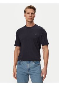 Guess T-Shirt M6GI21 K3053 Granatowy Regular Fit. Kolor: niebieski. Materiał: bawełna #1