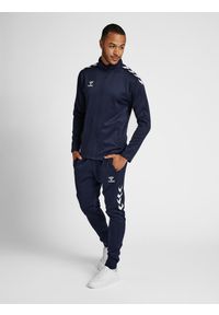 Bluza sportowa dla dorosłych Hummel Core XK Poly Zip Sweat. Kolor: niebieski