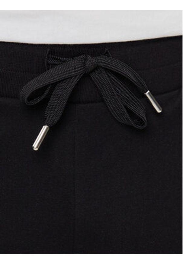 BOSS Spodnie dresowe 50545579 Czarny Regular Fit. Kolor: czarny. Materiał: bawełna