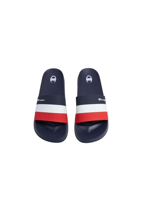 Klapki męskie Champion Slide All American. Kolor: niebieski. Materiał: materiał, syntetyk