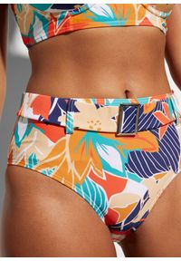 bonprix - Bikini na fiszbinach z figami bikini z wysokim stanem (komplet 2-cz.). Stan: podwyższony. Kolor: biały #2