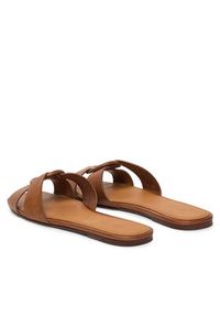 Polo Ralph Lauren Klapki O-Ring 818955857001 Brązowy. Kolor: brązowy. Materiał: skóra #5