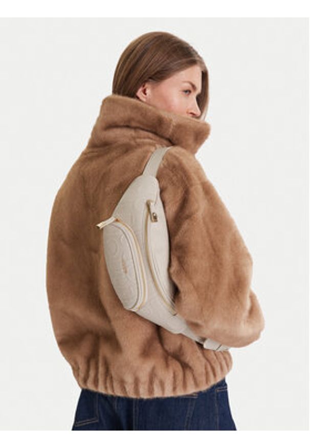 Liu Jo Saszetka nerka Esc M Bumbag AF5162 E0538 Écru. Materiał: skóra