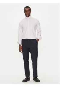 Calvin Klein Koszula K10K114298 Fioletowy Slim Fit. Kolor: fioletowy. Materiał: syntetyk #5