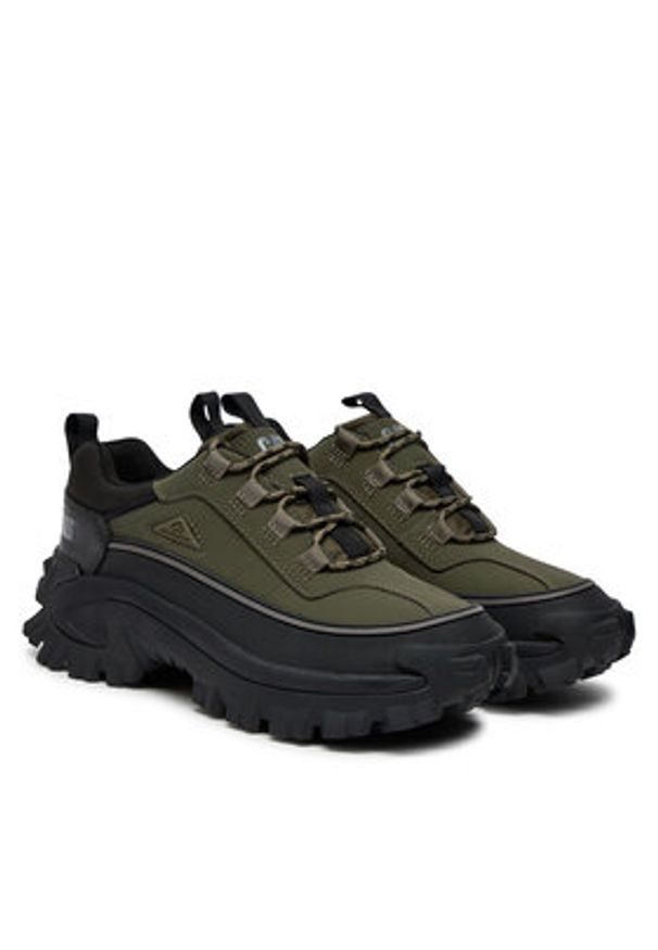 CATerpillar Sneakersy Intruder Galosh 2.0 Low WP P111620 Zielony. Kolor: zielony. Materiał: skóra
