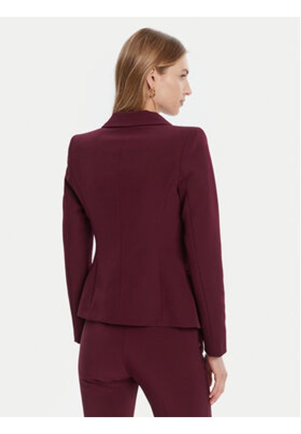 Rinascimento Marynarka CFC0126221003 Bordowy Slim Fit. Kolor: czerwony. Materiał: syntetyk