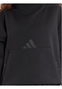 Adidas - adidas Bluza Z.N.E. JE7860 Czarny Loose Fit. Kolor: czarny. Materiał: bawełna