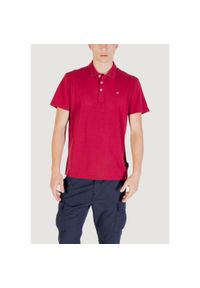 Napapijri - Polo z krótkim rękawem Mężczyzna NAPAPIJRI EALIS SS SUM. Typ kołnierza: polo. Kolor: czerwony. Materiał: bawełna. Długość rękawa: krótki rękaw. Długość: krótkie #1