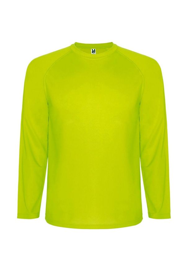 ROLY - Dziecięca/niemowlęca Koszulka Sportowa Montecarlo Z Długim Rękawem. Kolor: żółty. Długość rękawa: długi rękaw. Długość: długie. Sport: turystyka piesza