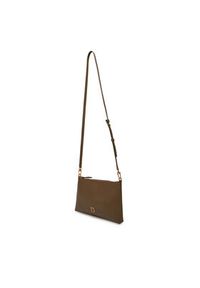 Pinko - PINKO Torebka Flat Horizontal Mini PE 25 PCPL 104277 A0F1 Khaki. Kolor: brązowy. Materiał: skórzane #3