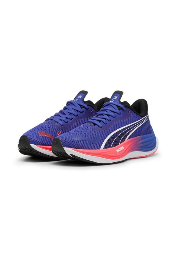 Buty do biegania damskie Puma Velocity Nitro 3. Kolor: niebieski, pomarańczowy, wielokolorowy