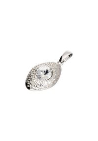 Polcarat Design - Srebrny wisiorek z kryształem Swarovskiego W 1961. Materiał: srebrne. Kolor: srebrny. Kamień szlachetny: kryształ