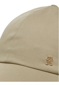 TOMMY HILFIGER - Tommy Hilfiger Czapka z daszkiem Elevated Chic Soft Cap AW0AW17138 Beżowy. Kolor: beżowy. Materiał: bawełna #2