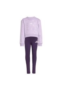 Adidas - Zestaw Little Girls Everyday Glam Kids. Okazja: na uczelnię. Kolor: różowy. Materiał: dresówka. Styl: sportowy