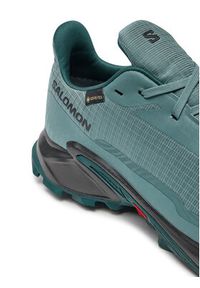 salomon - Salomon Buty do biegania Alphacross 5 Gore-Tex L47595000 Szary. Kolor: szary. Materiał: materiał. Technologia: Gore-Tex #5