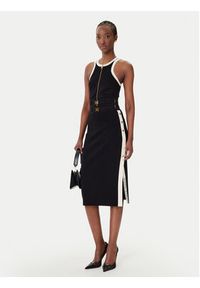 Elisabetta Franchi Top TK-71S-61E2-V270 Czarny Regular Fit. Kolor: czarny. Materiał: wiskoza #3