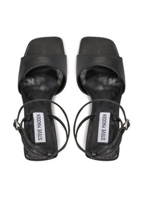 Steve Madden Sandały SM11003004-017 Czarny. Kolor: czarny. Materiał: skóra