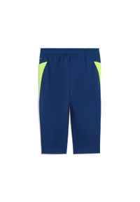 Puma - Spodnie dresowe OM 3/4 2025/26. Kolor: niebieski. Materiał: dresówka. Sport: piłka nożna