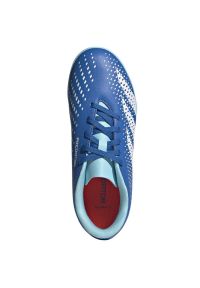 Adidas - Buty piłkarskie adidas Predator Accuracy.4 Tf Jr IE9443 niebieskie. Zapięcie: sznurówki. Kolor: niebieski. Materiał: syntetyk, guma. Sport: piłka nożna #4