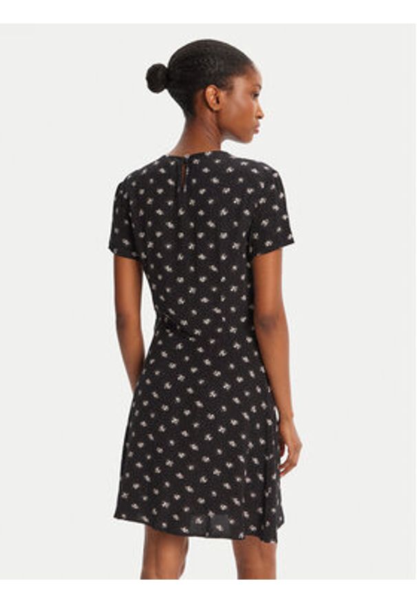 Tommy Jeans Sukienka codzienna DW0DW21120 Czarny Regular Fit. Okazja: na co dzień. Kolor: czarny. Materiał: wiskoza. Typ sukienki: proste. Styl: casual