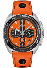 NoName - Zegarek Zegarek męski Junghans 41/4557.00 pomarańczowy. Kolor: pomarańczowy #1