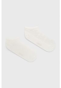 Calvin Klein skarpetki (2-pack) damskie kolor biały. Kolor: biały