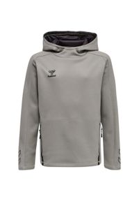 Bluza z kapturem dla dzieci Hummel Cima Xk. Typ kołnierza: kaptur. Kolor: szary. Wzór: nadruk. Sport: joga i pilates #1
