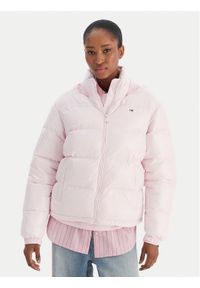 Tommy Jeans Kurtka przejściowa DW0DW22039 Różowy Regular Fit. Kolor: różowy. Materiał: syntetyk #1
