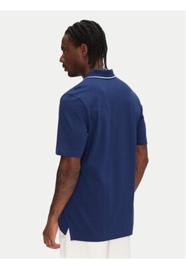Adidas - adidas Polo Essentials Small Logo JE9021 Granatowy Regular Fit. Typ kołnierza: polo. Kolor: niebieski. Materiał: bawełna