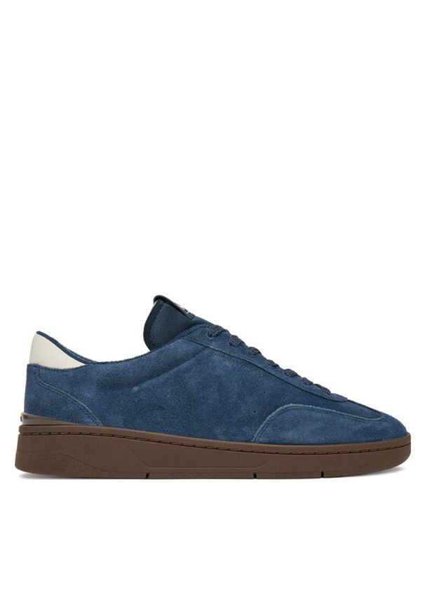 MICHAEL Michael Kors Sneakersy Wilton Lace Up 42R6WLFS1S Granatowy. Kolor: niebieski. Materiał: skóra, zamsz