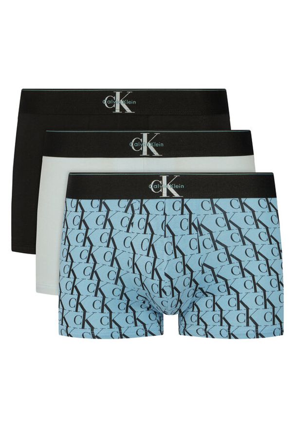 Calvin Klein Underwear Komplet bokserek LV00NB4472 Kolorowy. Materiał: bawełna. Wzór: kolorowy