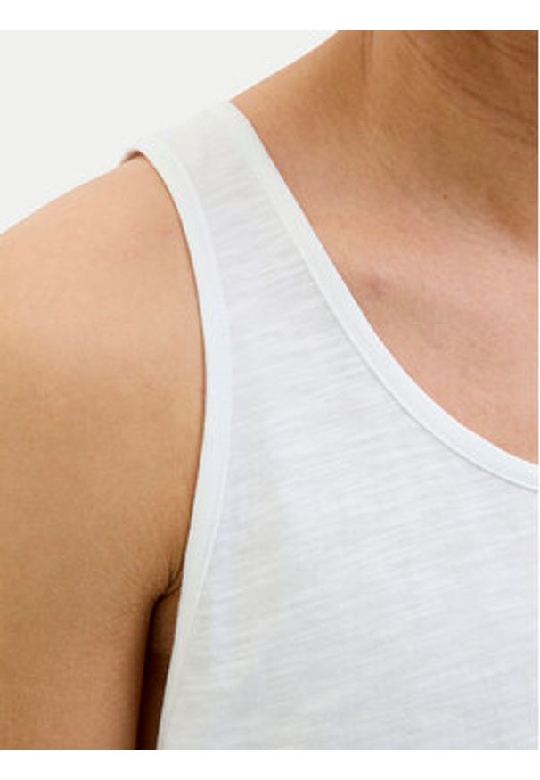Jack & Jones Tank top Varenna 12273165 Biały Regular Fit. Kolor: biały. Materiał: bawełna