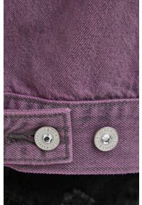 Levi's® - Levi's bezrękawnik jeansowy kolor fioletowy przejściowy. Okazja: na spotkanie biznesowe. Kolor: fioletowy. Materiał: jeans. Długość rękawa: bez rękawów. Styl: biznesowy #4