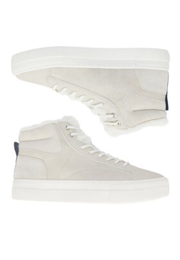 GAP - Gap Sneakersy PORTLAND CUP MID W GP505011AW-SA00 Écru. Materiał: materiał