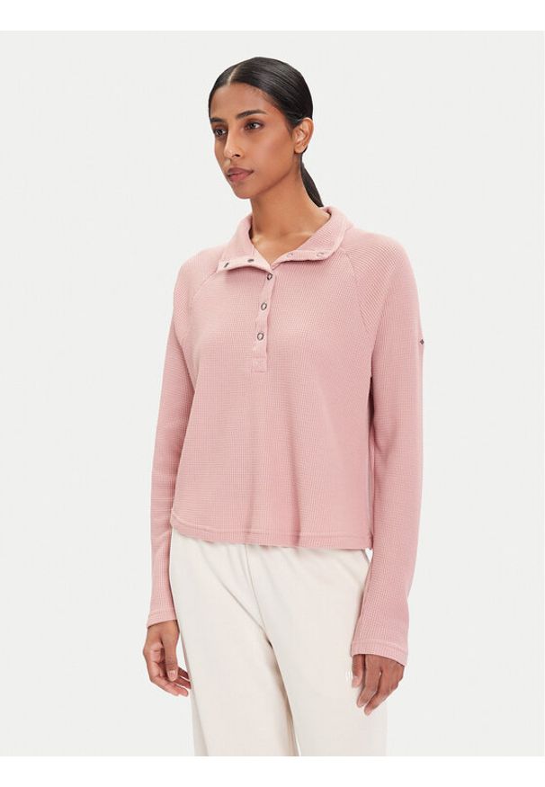 columbia - Columbia Koszulka techniczna Holly Hideaway™ 2135792 Różowy Relaxed Fit. Kolor: różowy. Materiał: syntetyk