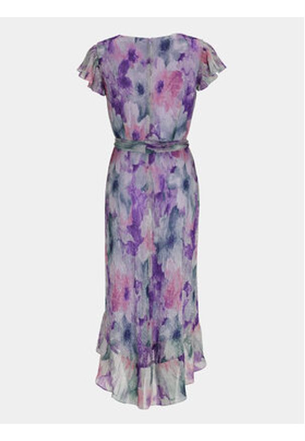 Swing Sukienka letnia 5AG14300 Fioletowy Regular Fit. Kolor: fioletowy. Materiał: syntetyk. Sezon: lato