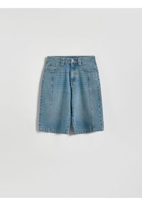 Reserved - Jeansowe szorty - niebieski. Kolor: niebieski. Materiał: jeans #1