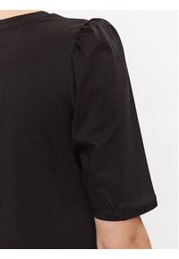 Moss Copenhagen T-Shirt Tiffa 17329 Czarny Regular Fit. Kolor: czarny. Materiał: bawełna #5