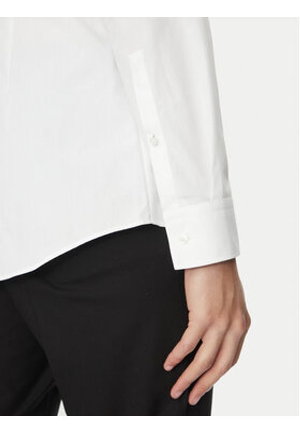 Hugo - HUGO Koszula Koey 50539808 Biały Slim Fit. Kolor: biały. Materiał: bawełna